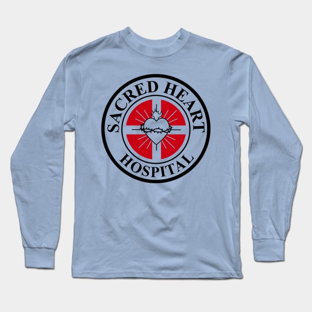 Sacred Heart Hospital v2 Long Sleeve T-Shirt by Meta Cortex